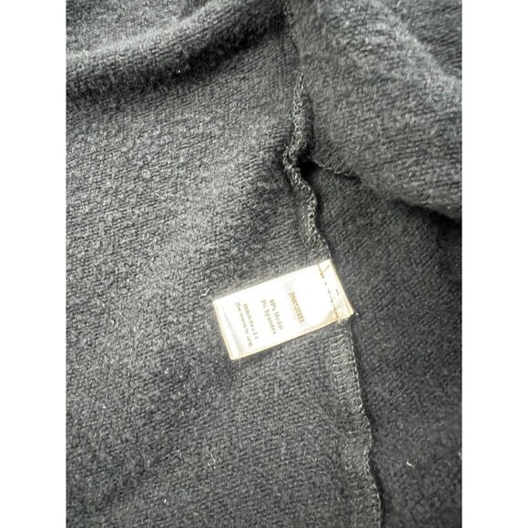 NAKED PRINCESS Flared Sleeve Robe Women's M/L Black Pockets Belt Loops Lounge - Picture 7 of 8